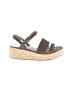 Eileen Fisher Gray Wedges Size 5 1/2 - photo 1