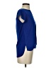 INC International Concepts 100% Polyester Blue Short Sleeve Blouse Size XS - photo 4