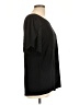 Cherish Black Short Sleeve Top Size L - photo 4