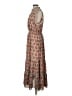 Max Studio 100% Polyester Paisley Brown Casual Dress Size L - photo 5