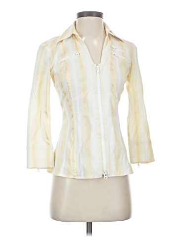 Cache 3/4 Sleeve Button-Down Shirt (view 1)
