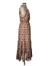 Max Studio 100% Polyester Paisley Brown Casual Dress Size L - photo 4