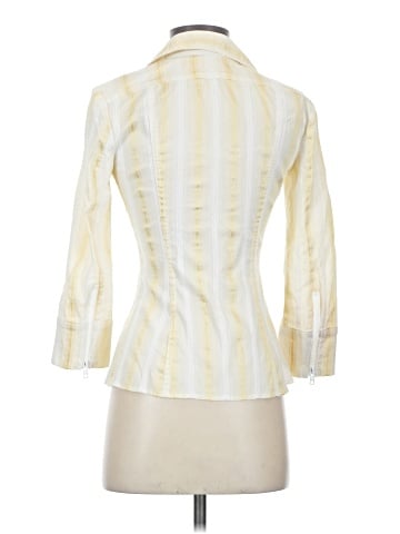 Cache 3/4 Sleeve Button-Down Shirt (view 2)