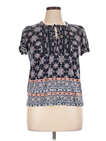 Lucky Brand Short Sleeve Blouse (view 1)