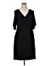 MSK Solid Black Cocktail Dress Size XL - photo 1