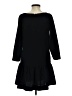 J.Crew Solid Black Casual Dress Size 2 - photo 2