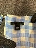 Ann Taylor Checkered-gingham Blue Short Sleeve Blouse Size L - photo 7