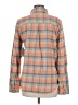 O'Neill 100% Cotton Plaid Orange Long Sleeve Button-Down Shirt Size M - photo 2