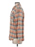 O'Neill 100% Cotton Plaid Orange Long Sleeve Button-Down Shirt Size M - photo 5