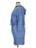 Culture Code Solid Blue Casual Dress Size XL - photo 5