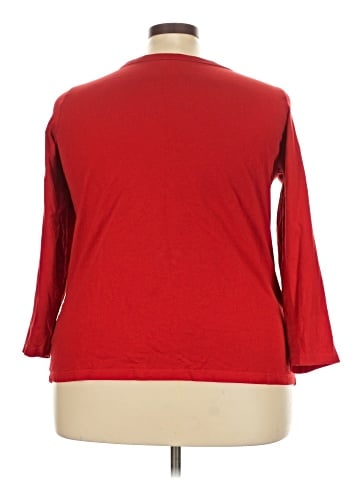 Roaman's 3/4 Sleeve Top (view 2)