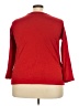 Roaman's 100% Cotton Red 3/4 Sleeve Top Size 22 (1X) - photo 2