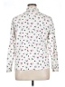 Croft & Barrow 100% Cotton Print White Pullover Sweater Size 1X - photo 2
