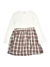 Crewcuts Outlet Plaid White Dress Size 6 - photo 1