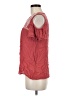 St. John's Bay 100% Rayon Red Short Sleeve Blouse Size M - photo 5