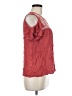 St. John's Bay 100% Rayon Red Short Sleeve Blouse Size M - photo 4
