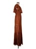 Forever 21 100% Polyester Brown Casual Dress Size S - photo 4