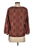 Laundry by Shelli Segal 100% Polyester Brown Long Sleeve Polo Size S - photo 2