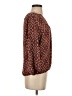 Laundry by Shelli Segal 100% Polyester Brown Long Sleeve Polo Size S - photo 4