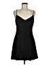 Silence and Noise Solid Black Cocktail Dress Size M - photo 1
