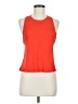 Athleta 100% Polyester Orange Sleeveless T-Shirt Size M - photo 1