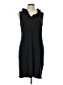 Talbots Solid Black Casual Dress Size L - photo 1