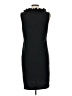 Talbots Solid Black Casual Dress Size L - photo 2