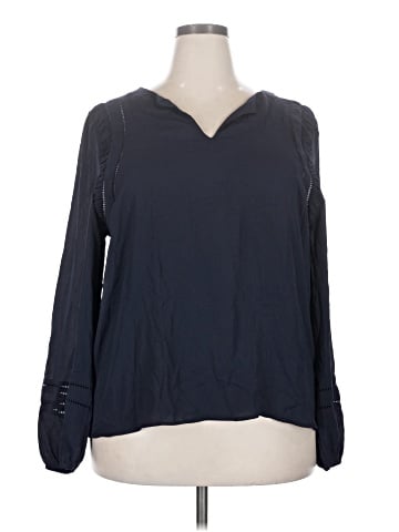 Ann Taylor Long Sleeve Blouse (view 1)