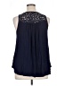 SJS Blue Sleeveless Blouse Size 1X - photo 2