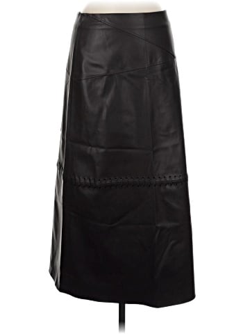 Zara Faux Leather Skirt (view 1)
