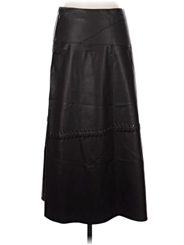 Zara Faux Leather Skirt (view 2)