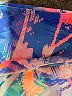 Fabletics Print Blue Active Pants Size S (estimated) - photo 4