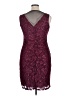 Studio Y Burgundy Cocktail Dress Size XL - photo 2