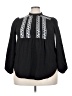 Sweet Rain Black 3/4 Sleeve Blouse Size 2X - photo 1