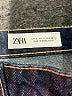 Zara 100% Cotton Blue Denim Skirt Size S - photo 4