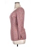 M Missoni Pink Gray Long Sleeve Top Size 14 - photo 5