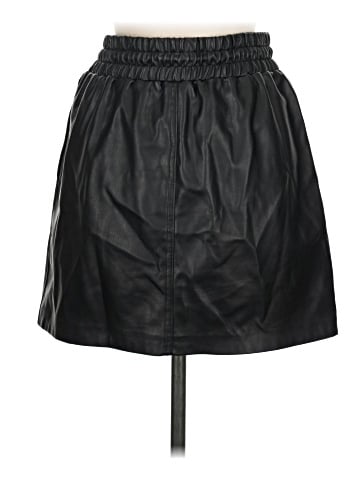 Topshop Faux Leather Skirt (view 2)