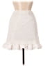 Leith 100% Polyester Solid Ivory Casual Skirt Size XL - photo 1