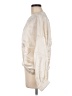 Zara Metallic Ivory Long Sleeve Blouse Size M - photo 5