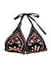 Xhilaration Print Black Swimsuit Top Size Fits all D/DD - photo 1
