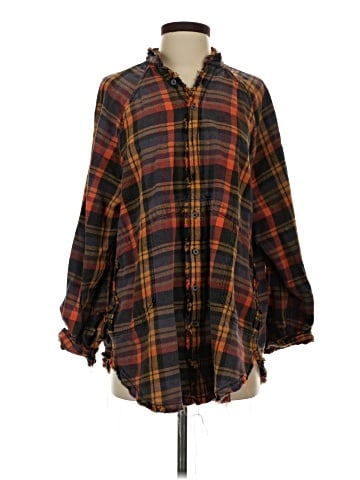 We the Free Long Sleeve Button-Down Shirt (view 1)