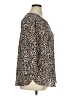 NYDJ 100% Polyester Animal Print Brown 3/4 Sleeve Blouse Size XL - photo 4