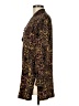 Dana Buchman 100% Silk Animal Print Brown Jacket Size 8 Petite - photo 5