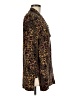 Dana Buchman 100% Silk Animal Print Brown Jacket Size 8 Petite - photo 4