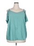 Torrid Teal Short Sleeve T-Shirt Size 2X Plus (2) - photo 1