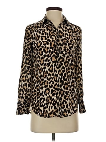 J.Crew Long Sleeve Silk Top (view 1)