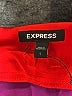 Express Color Block Red Burgundy Cocktail Dress Size L - photo 4