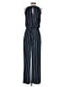 En Focus Studio Stripes Blue Jumpsuit Size 12 - photo 2