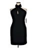 Eliza J Solid Black Cocktail Dress Size 14 - photo 1