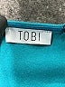 TOBI Color Block Teal Cocktail Dress Size S - photo 7
